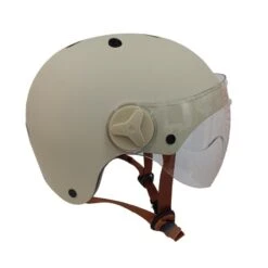Casque Yeep.me H.20 Vision Sand Avec VisiÚre Pour Trottinette, Vélo