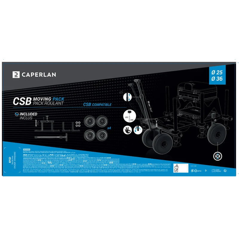 PACK ROULANT COMPLET POUR STATION DE PECHE CSB D25 D36 â Image 5