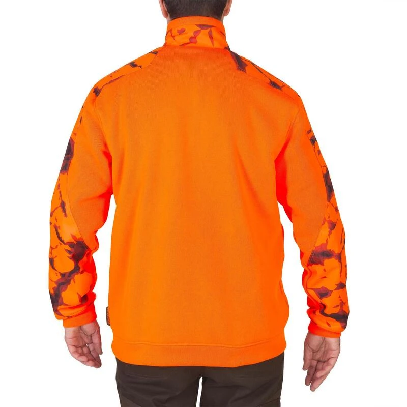 Pull Chasse Renfort Orange Fluo 500 â Image 3