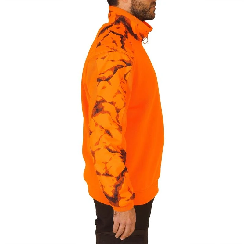 Pull Chasse Renfort Orange Fluo 500 â Image 5