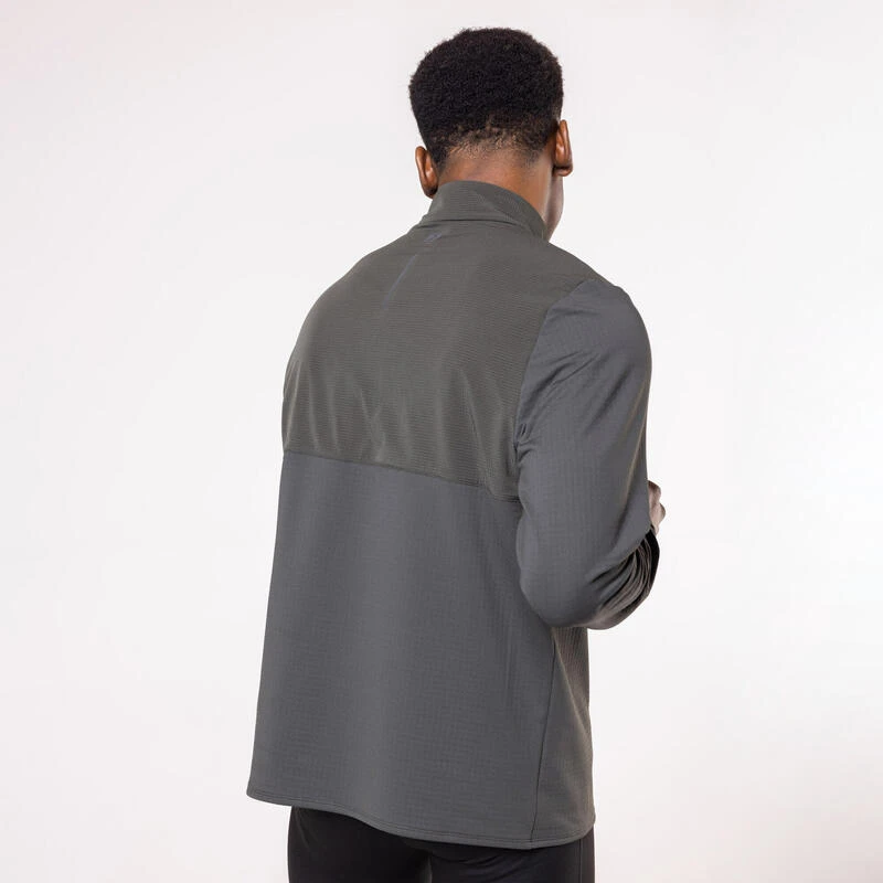 Kalenji T-shirt Running Manches Longues Chaud Homme - Warm 500 Vert FoncĂ© â Image 2