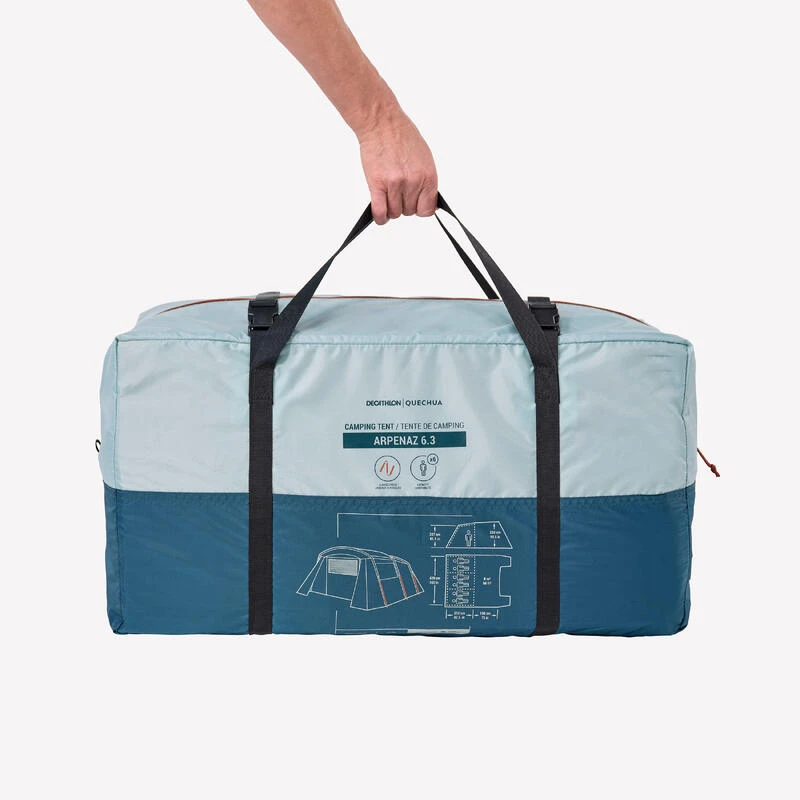 Quechua Tente Ă Arceaux De Camping - Arpenaz 6.3 - 6 Personnes - 3 Chambres â Image 3