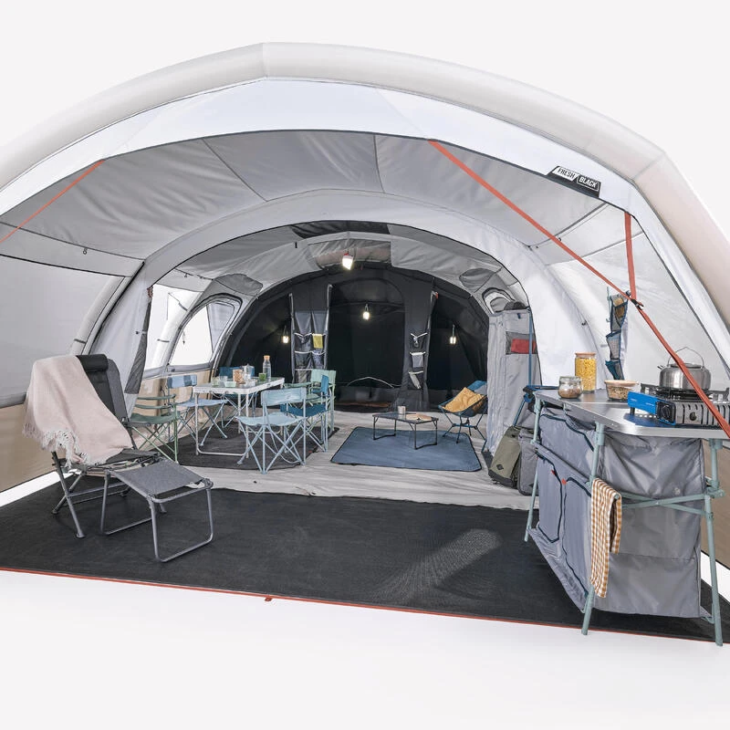 Quechua Tente Gonflable De Camping - Air Seconds 6.3 XXL F&B - 6 Personnes - 3 Chambres â Image 4