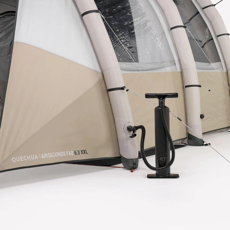 Quechua Tente Gonflable De Camping - Air Seconds 6.3 XXL F&B - 6 Personnes - 3 Chambres â Image 5