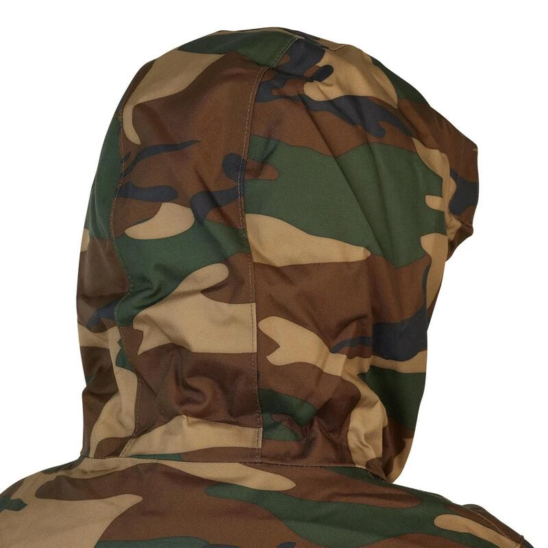Veste Chasse Chaude 100 Junior Camouflage Vert â Image 6