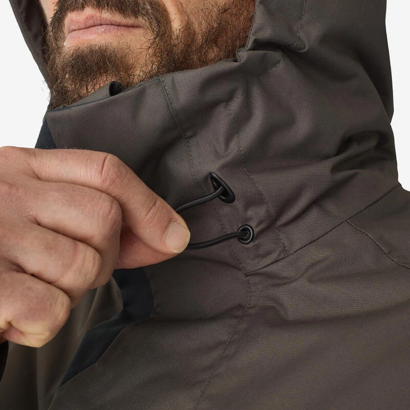Veste De Pêche Imperméable Chaude Homme - FJ 500 TH Kaki – Image 7