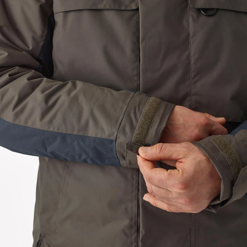 Veste De Pêche Imperméable Chaude Homme - FJ 500 TH Kaki – Image 8